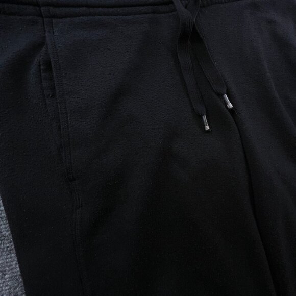 Adidas Sweatpants Womens Medium Joggers Lounge Drawstring Athletic Black Fleece - Picture 16 of 16